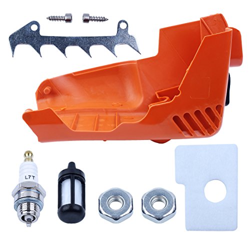 Haishine Top Engine Shroud Cylinder Air Filter Cover for STIHL 018 MS180 MS 170 180 Chainsaw Replacement Spare Parts