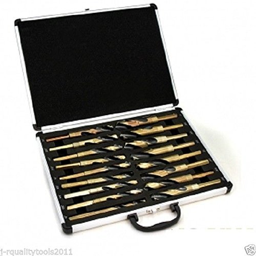 17PC LARGE SIZE DRILL BIT SET INDUSTRIAL STEEL METAL SILVER