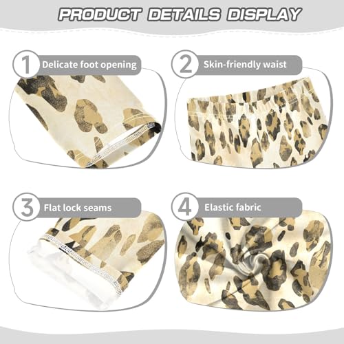 Bolaz Toddler Girls Leggings Printed Yoga Pants Leggings Plain Background for Kids3