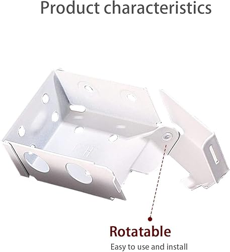 Miniatura 3 de 2 soportes para persianas, soporte de montaje en caja para persianas pequeñas de 2.5 pulgadas, soporte de montaje para persianas de perfil bajo,
