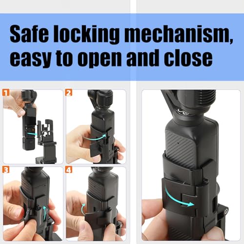 Support extensible réglable pour caméra Vlog et fixation Pocket 3 - 6