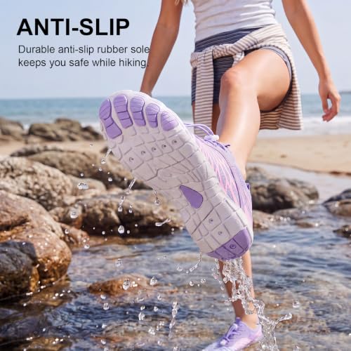Image of Hike Barefoot Shoes Women Men Non-Slip Healthy Breathable Fashion Trail Running Womens Mens Wide Toe Zero Drop Water Shoe