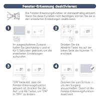 BEOK CONTROLS Thermostat Heizung Digital Programmierbar Raumthermostat – Ansicht 7