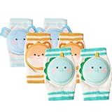 Tokcom Baby Knieschützer zum Krabbeln, Kleinkind Knieschützer, verstellbare elastische Beinlinge, rutschfester Beinschutz für Jungen Kleinkinder (3 Paar)