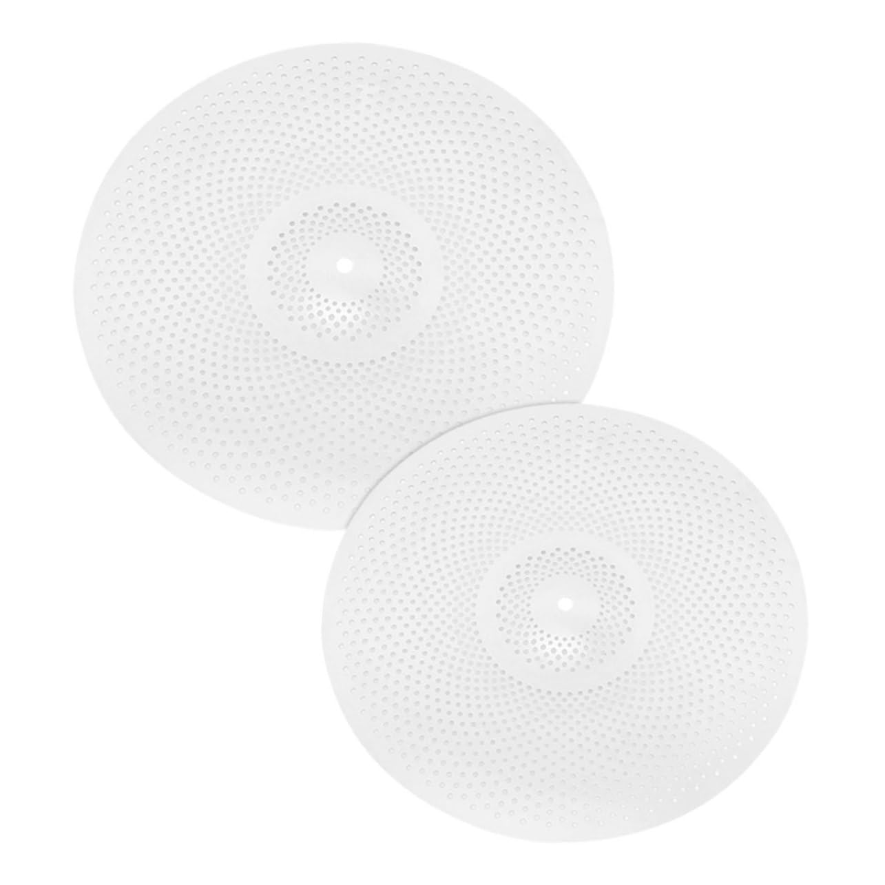 Levemolo Alloy Drum Cymbals Noise Reduction 14/16'' Mute Cymbals Drum Set Part Easy Fit