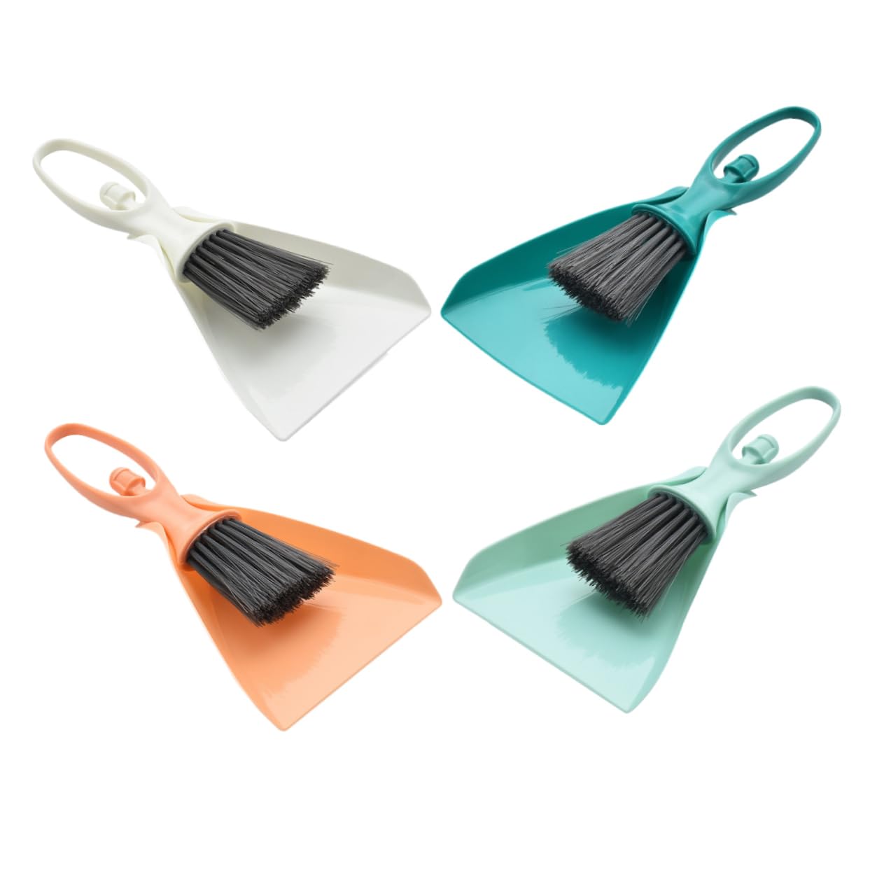 GLSTOY 4 Sets Cleaning Small Dustpan Pp Car Vent Cleaner Desktop Cleaning Broom Nylon Desk Cleaner Brush
