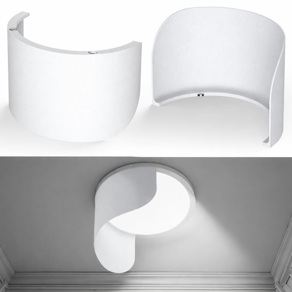 Photo 1 of Festerekey 4-Pack 6-Inch Magnetic Recessed Light Half Shields