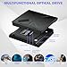 External Blu Ray Drive, USB 3.0 and Type-C Blu Ray Burner Portable Blu Ray DVD/CD/BD Player, 3D Optical Bluray Drive Compatible with Windows XP/7/8/10/11 Macos for MacBook Laptop Desktop