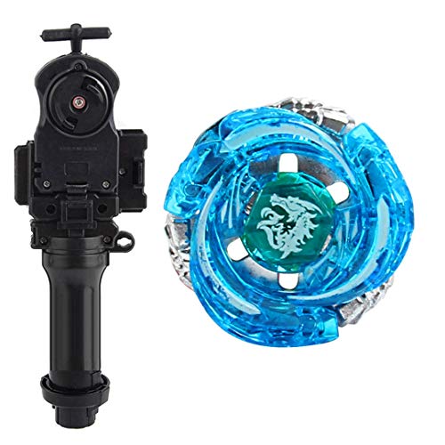 Battling Toys - Metal Masters Blue Meted L-Drago Assault Azure Dragon with Power Launcher & Grip Battle Set