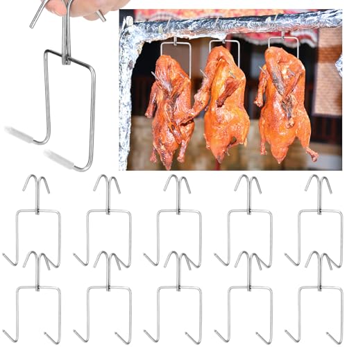 Gancho para carne de acero inoxidable 10 piezas miniatura 1