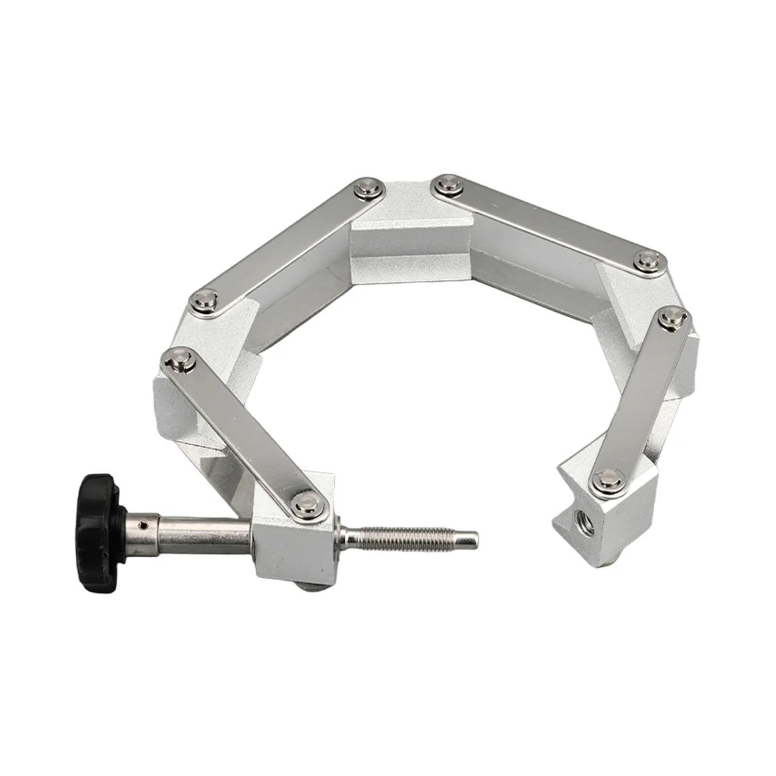 KF80 KF100 KF160 KF200 Vakuum-Kettenklemme Aluminiumlegierung Kettentyp Mehrabschnittsflanschklemme Klemme(KF100)