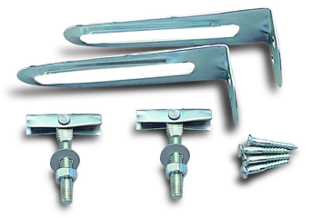 Anzapack 802041J - Jeu d'équerres pour fixation de lavabo
