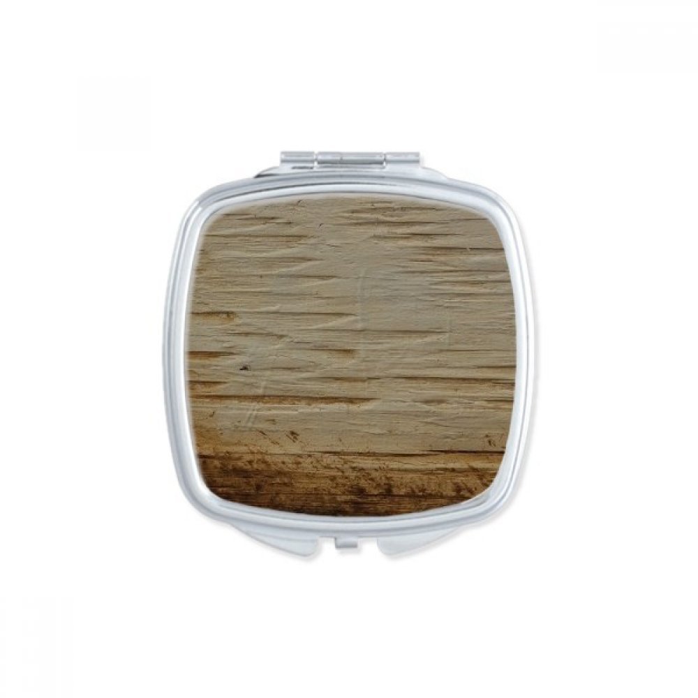 Miroir de poche rouille rouillée vintage et compact carré pour maquillage quotidien nomade