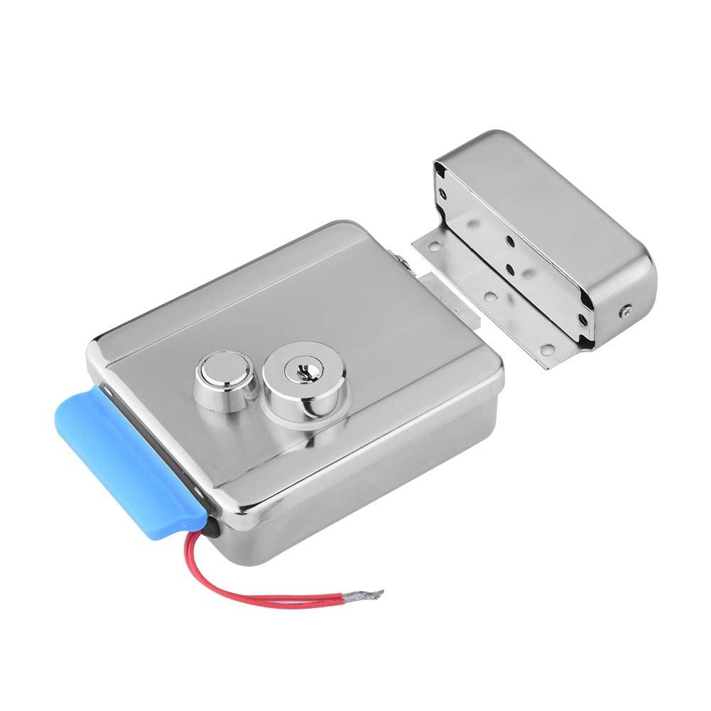 Q799 Wysoce bezpieczny elektryczny zamek do drzwi, elektroniczne sterowanie systemami dostępu, wytrzymała metalowa konstrukcja z ręcznym odblokowaniem klucza, nadaje się do użytku prywatnego