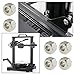 Micro Traders 20pcs Eccentric Spacers 5MM M5 Bore Carbon Steel Nickel Plated Fit for V-Groove Wheel Aluminium Extrusion 3D Printer Repra CNC