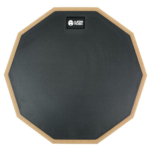 PRATICA IN QUALSIASI MOMENTO: questo pad per esercitarsi ha una superficie da 12 pollici, offrendo spazio per varie tecniche di percussione