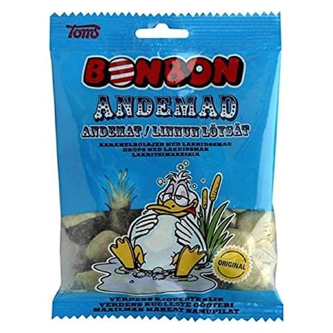 ScandiKitchen, BonBon Andemad - Sweet & Salty Liquorice Sweets, Hard Caramel, Scandinavian Treat - 1 x 125g Pack Cover