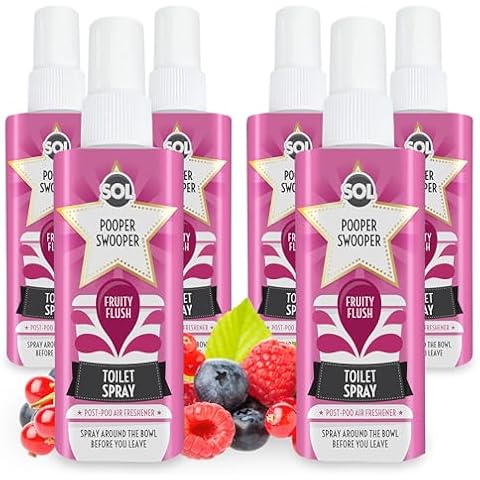 SOL Pooper Swooper Toilet Spray 6pk Cover