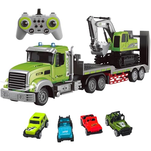 Fistone RC Semi-Trailer Truck & Excavator