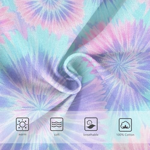 ODAWA Pastel Tie Dye Cotton Toddler Underwear, Tag-Free Comfort Boy Underwear 2T3