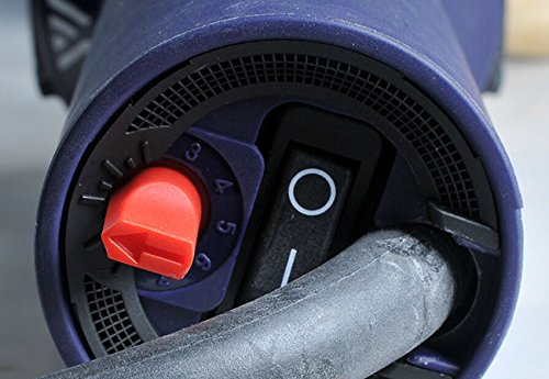 US Stock - 1600W 110V Hot Blast Torch Overlap Heat Guns Welding Gun Welder Pistol Tool Kit — view 5