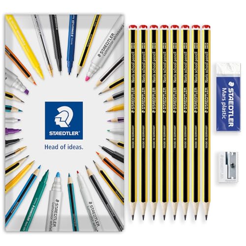 Set esencial de 8 lápices HB STAEDTLER Noris School miniatura 1