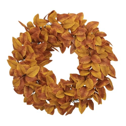 LAIMENNI 20 Inch Fall Wreaths for Front Door, Autumn Leaves Outdoor Wreaths - image 1