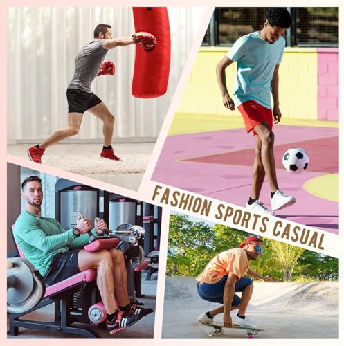 FuelMeFoot Men's Non Slip Yoga Socks with Grips Anti Slip Socks with Cushion for Hospital, Pilates, Fitness Grippy Socks 6