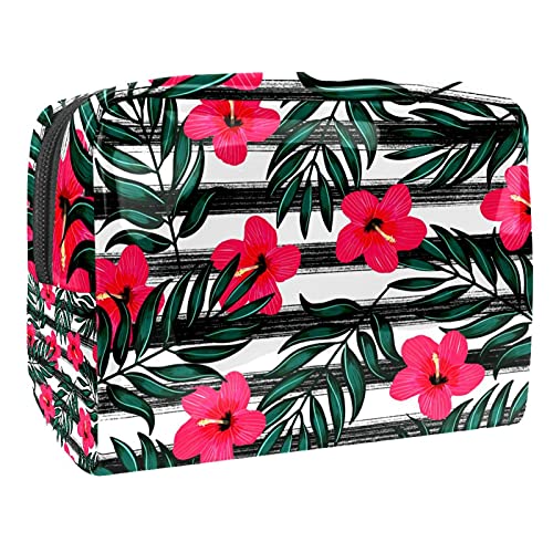 Trousse à maquillage motif feuilles de surf idée cadeau utile et colorée pour femme