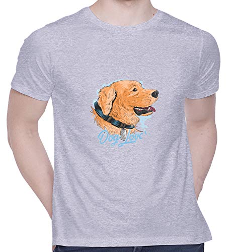 Image of CreativiT Graphic Printed T-Shirt for Unisex Dog Lovers Tshirt | Casual Half Sleeve Round Neck T-Shirt | 100% Cotton | D00663-64