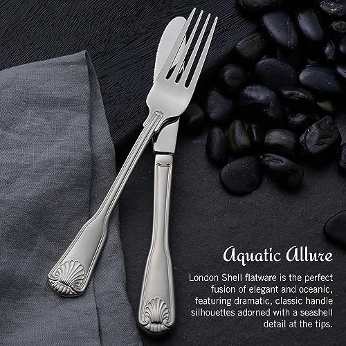 Towle-London-Shell-45-Piece-1810-Stainless-Steel-Flatware-Set-Service-for-8