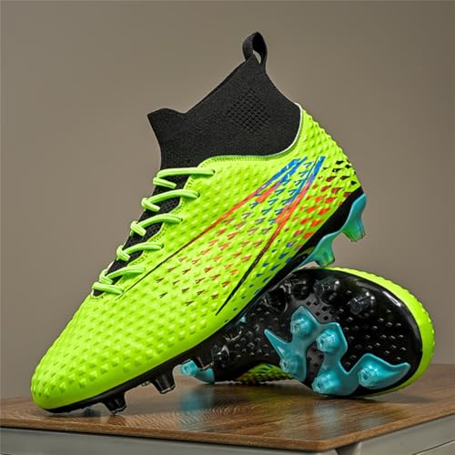 Mens Soccer Cleats for Womens High top Outdoor Footall Boots Ankle Professional Training Shoes2