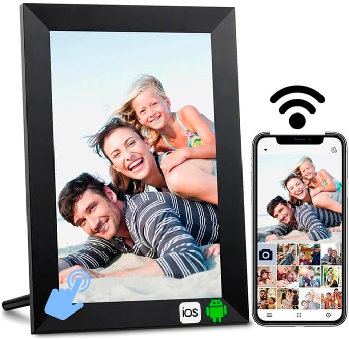 Porta-retrato Digital Lcd Wifi 10,1 Polegadas Video Cyl-p1 (Madei...