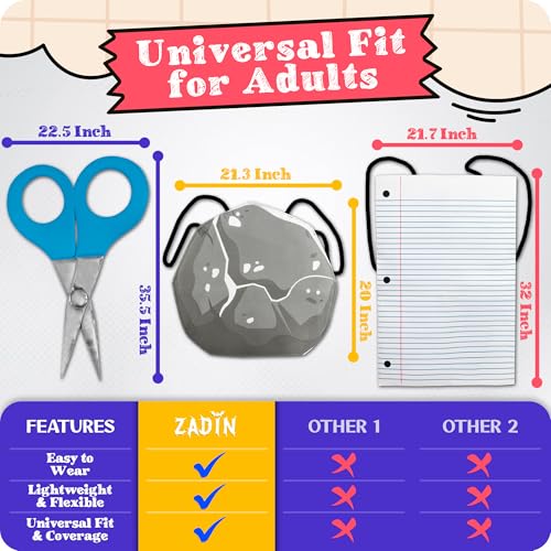 Fantasia de tesoura de papel rock, fantasia de Halloween para família para 3-4 pessoas, fantasia eng