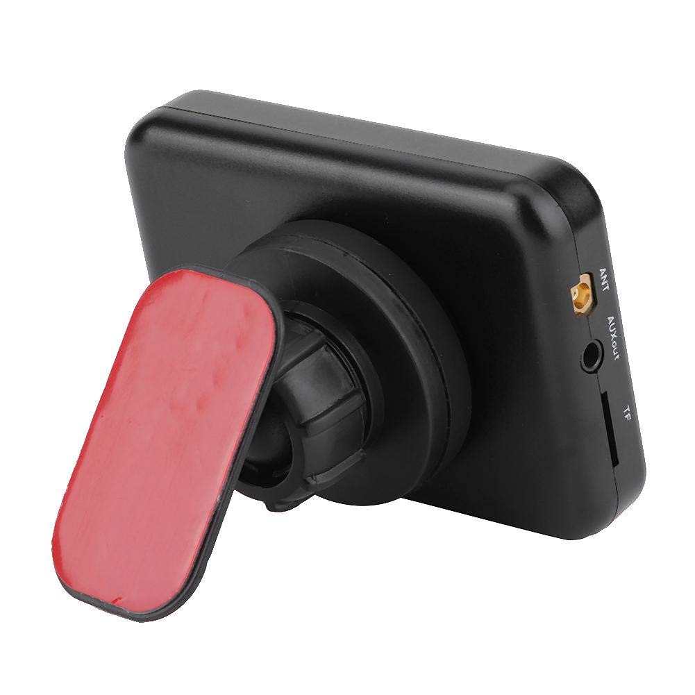 KIMISS Receptor de radio digital DAB de 2,4 pulgadas, receptor Bluetooth con antena de transmisor FM