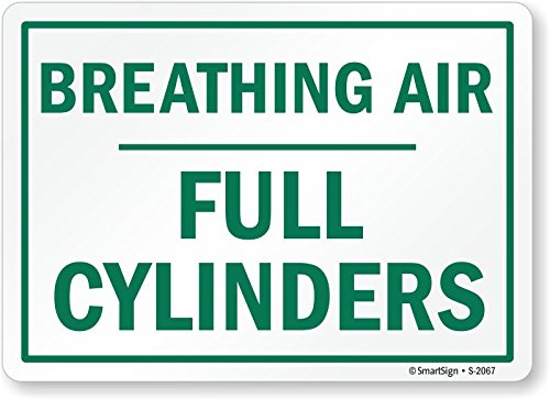 Panneau Breathing Air pour sécuriser l'atelier de plongée et zone de recharge
