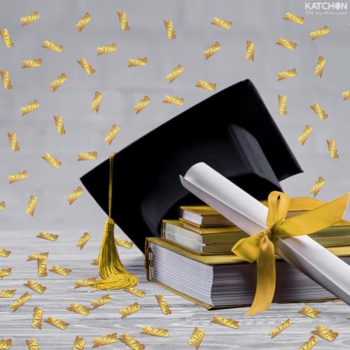 Image of Graduation Decorations 2026, Gold Graduation Confetti 2026 - Pack of 500 | Shiny 2026 Confetti | 2026 Confetti Graduation, 2026 Graduation Table Decorations, Grad Confetti 2026 - KatchOn