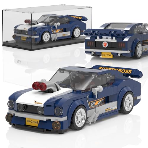 Mustang Racing Car Building Set & Display Case