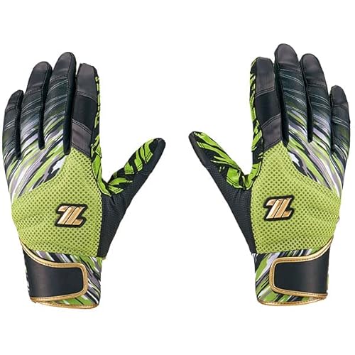 野球 ゼット 限定 バッティング手袋 バッティンググロ―ブ 軟式野球 草野球 両手 バッティンググラブ 一般用 両手用 BG18513 野球用品 スワロースポーツ (4219)ライムグリーン×ブラック 両手用/M(24-25cm)