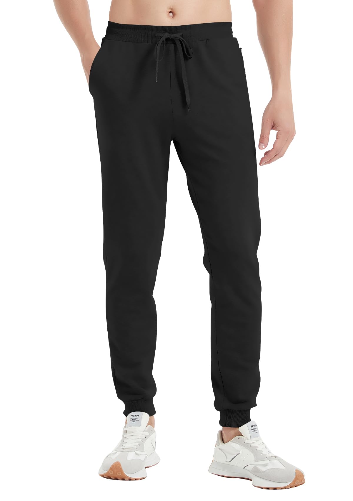 Idtswch 32 34 36 38 40 Long Inseam Mens Tall Sweatpants Joggers Regular Fit Workout Pants for Tall