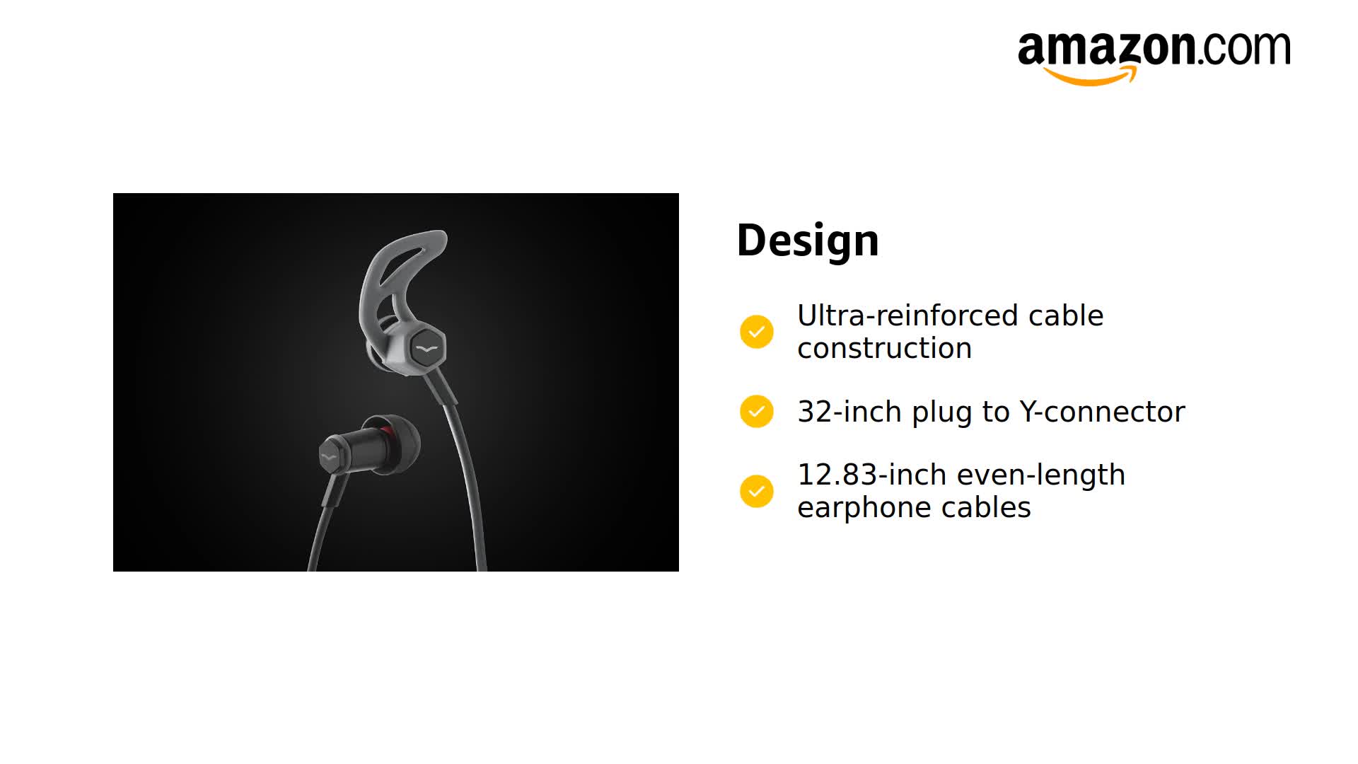 Amazon.com: V-Moda Forza in-Ear Headphones with 3-Button