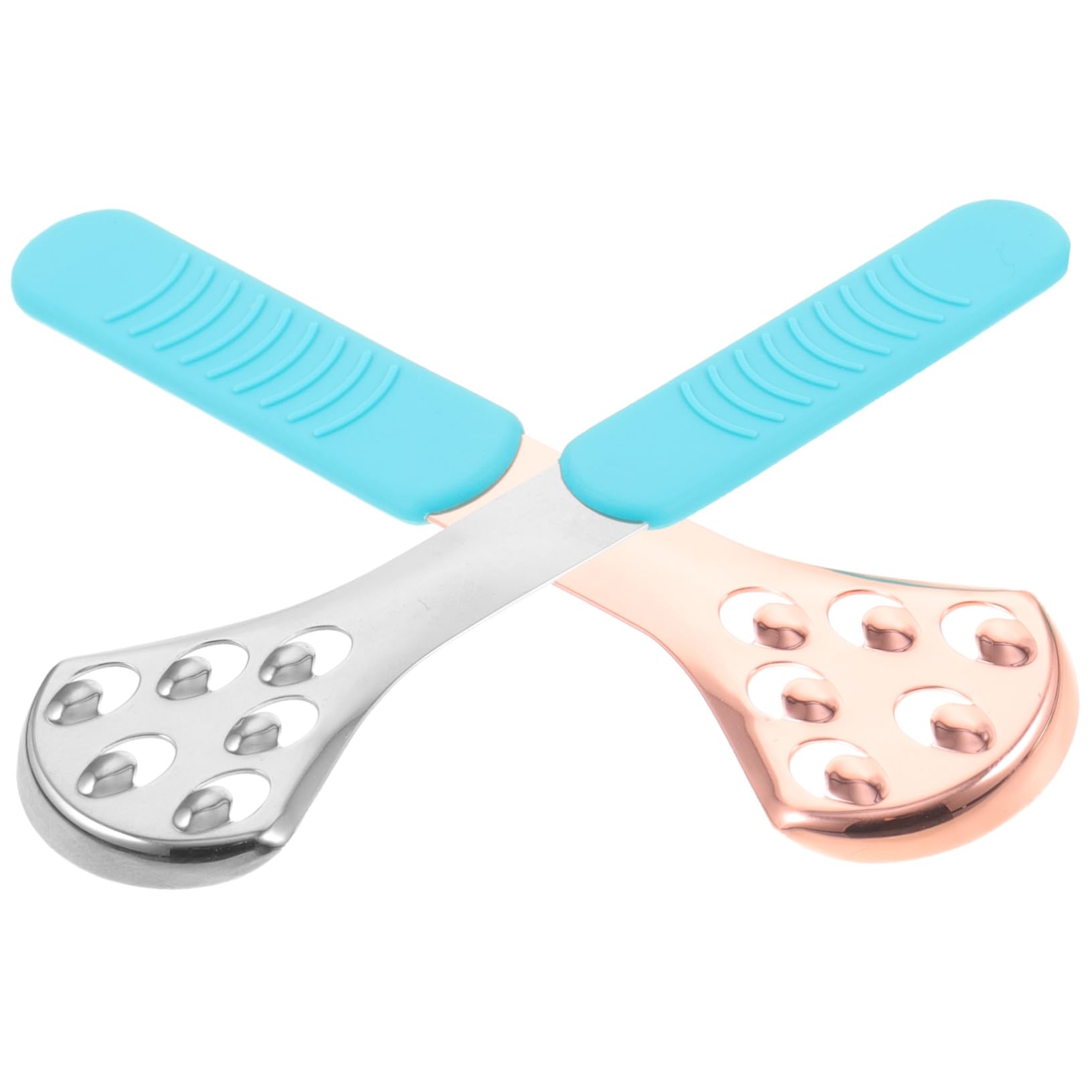 Healeved 10pezzi Raschietto Linguale Acciaio Inossidabile Con Manico Strumento Di Pulizia Della Lingua Per Adulti Rimuove Alitosi e Placca Design Ergonomico e Durevole Ottimo Per Igiene
