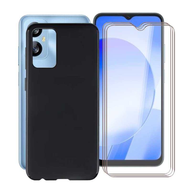 Cover per Blackview A52 PRO/Blackview A52 con 3 Pezzi Pellicola...: Cover Blackview A52 Pro