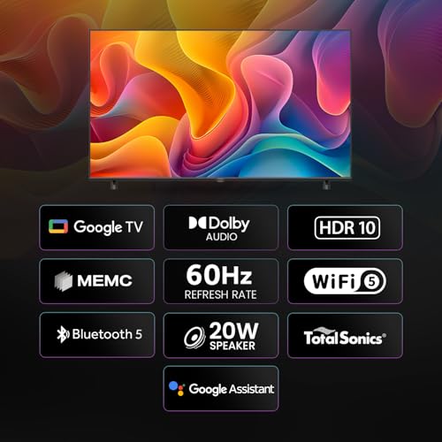 Haier H5E Series 108cm (43) 4K Ultra HD Smart LED Google TV 43H5E view 2