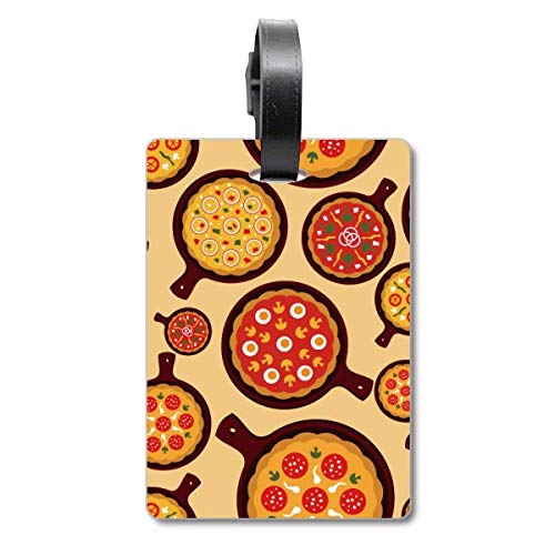 Étiquette de valise Pizza Italy pour ne plus jamais perdre vos bagages en voyage