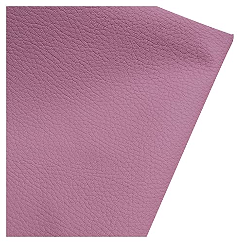 Tissu simili cuir souple rose 1m60 de large pour tapisserie et maroquinerie