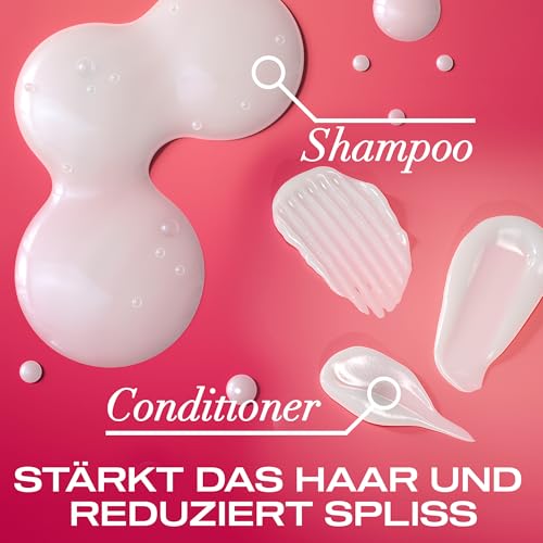 OGX Keratin Oil Conditioner 385ml kräftigende Anti-Haarbruch Haarspülung verhindert nachweislich Haarbruch und reduziert Spliss um bis zu 80Prozent* *bei Verwendung von Shampoo und Spülung