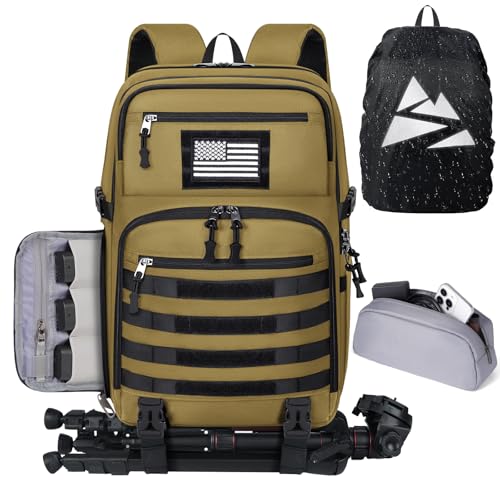 Mochila táctica impermeable para cámara DSLR 15.6"