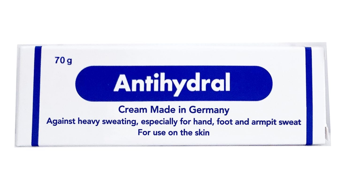Antihydral Cream 70g sweaty hands, feet, armpit, Made in Germany