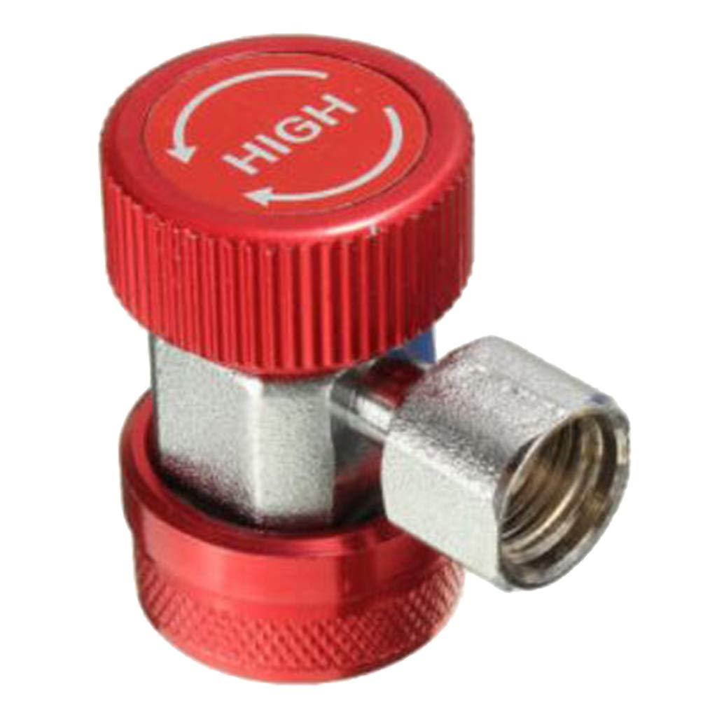 UJEAVETTE R134A High A/C Refrigerant Manifold Gauge Quick Coupler Adapter-picture-26